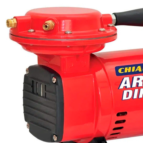 Compressor de ar direto 2,3 pés com pistola e mangueira - RED  110V/220V Compressor de ar direto 2,3 pés com pistola e mangueira - RED  110V/220V