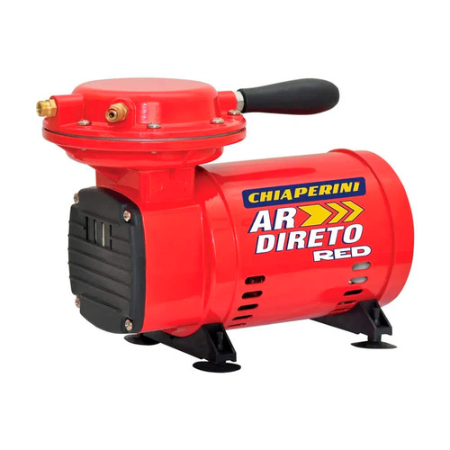 Compressor de ar direto 2,3 pés com pistola e mangueira - RED  110V/220V Compressor de ar direto 2,3 pés com pistola e mangueira - RED  110V/220V
