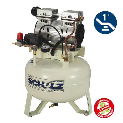 Compressor de ar odontológico 5 pés 30 litros 1 hp - CSD5/30 110V Compressor de ar odontológico 5 pés 30 litros 1 hp - CSD5/30 110V