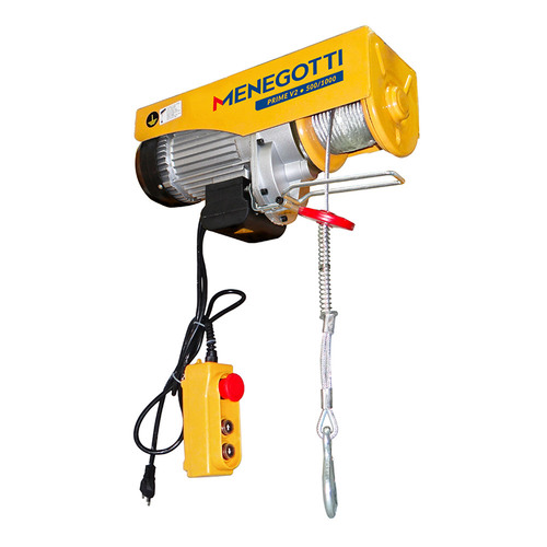 Guincho Talha elétrica capacidade 500/1000 kg elevação de até 12 metros - Prime V2 110V Guincho Talha elétrica capacidade 500/1000 kg elevação de até 12 metros - Prime V2 110V