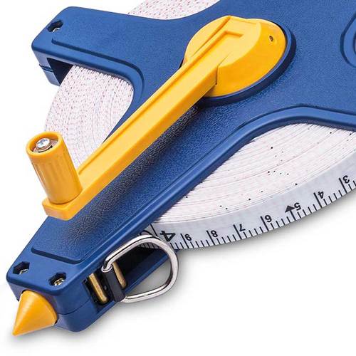 Trena longa em fibra de vidro caixa aberta 10 m Trena longa em fibra de vidro caixa aberta 10 m