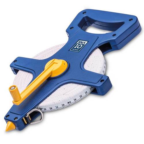 Trena longa em fibra de vidro caixa aberta 10 m Trena longa em fibra de vidro caixa aberta 10 m