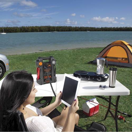 Auxiliar de partida 350A 12V com compressor integrado - JS350CC  110V/220V Auxiliar de partida 350A 12V com compressor integrado - JS350CC  110V/220V