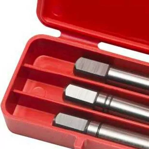 Jogo de macho manual aço rápido M8 x 1,25 mm DIN352 com 3 peças - E100M8NO8