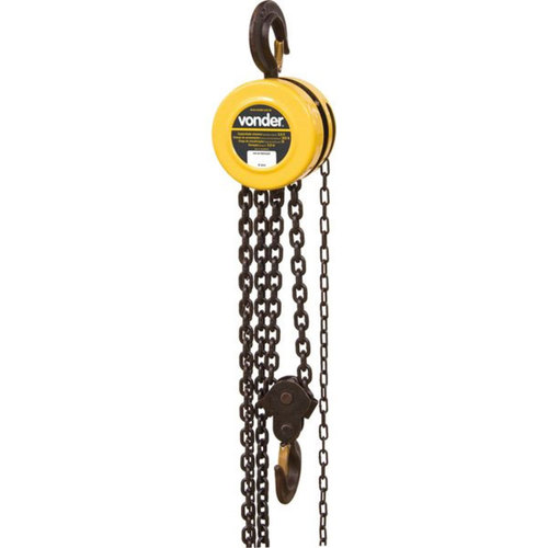 Talha manual capacidade de 3 toneladas com corrente de 3 metros Talha manual capacidade de 3 toneladas com corrente de 3 metros