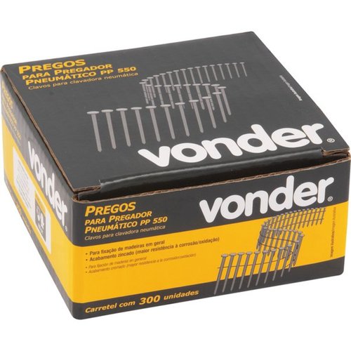 Prego anelado 2,1 x 50 mm carretel com 300 peas para o pregador PP 550