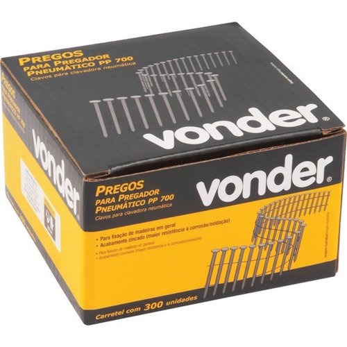 Prego anelado 2,5 x 70 mm carretel com 300 pe�as para o pregador PP 700
