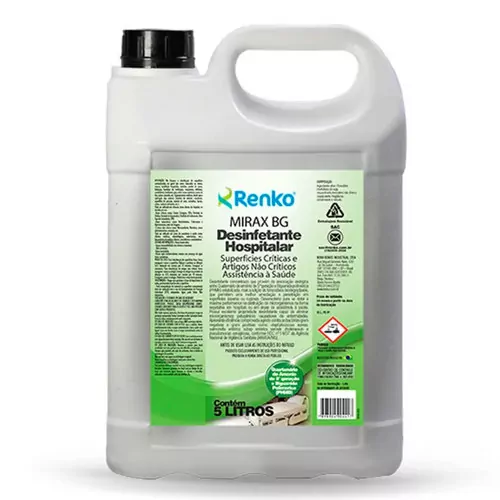 Desinfetante hospitalar concentrado 5 litros - MIRAX BG