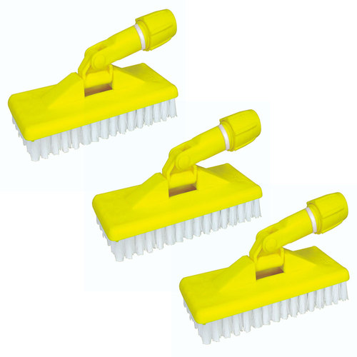 Escova macia com suporte com 3 peças - Limpa tudo Escova macia com suporte com 3 peças - Limpa tudo