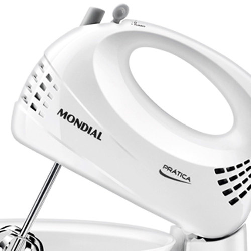 Batedeira 350W 3 velocidades + pulsar com tigela de 3,6L Pratica II - B-05 NP  220V