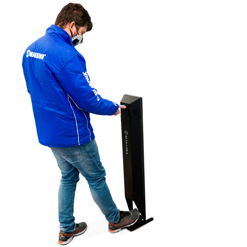 Dispenser para �lcool em gel acionamento no pedal - Maksigel