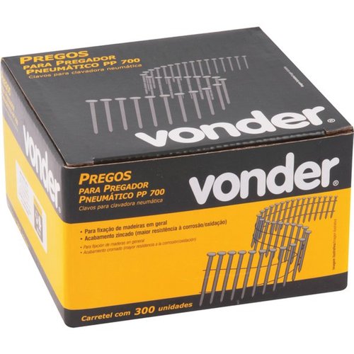 Prego anelado 2,5 x 50 mm carretel com 300 peças para o pregador PP 700 Prego anelado 2,5 x 50 mm carretel com 300 peças para o pregador PP 700