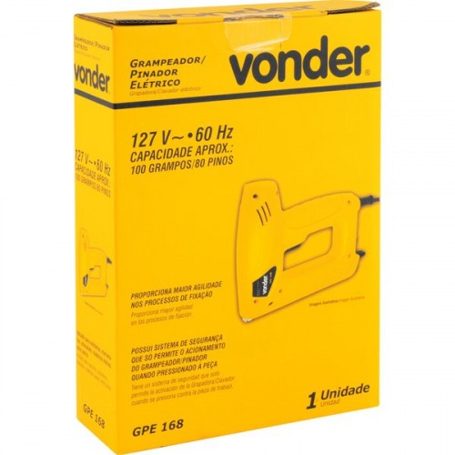 Grampeador e pinador eltrico capacidade de 8  16 mm - GPE 168  110V