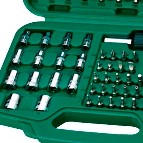 Jogo de soquete sextavado 3,5 a 14 mm e bits encaixe 1/4