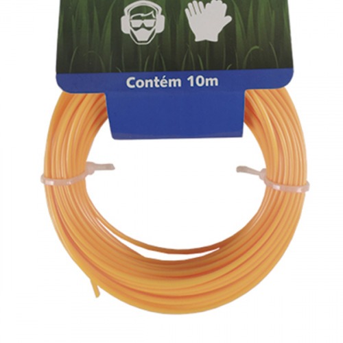 Fio de nylon para roçadeira de 1,6 mm x 10 metros Fio de nylon para roçadeira de 1,6 mm x 10 metros