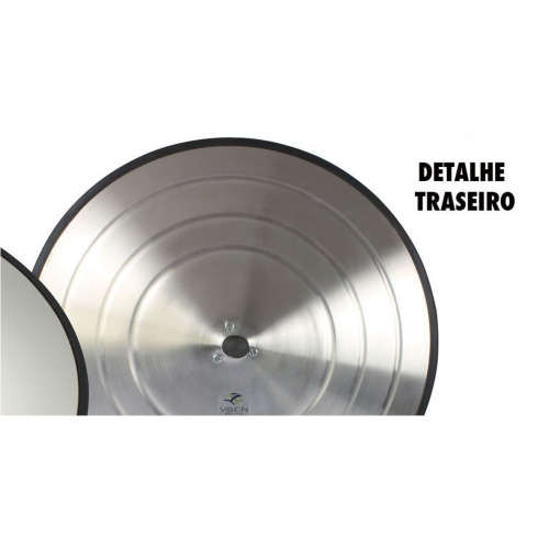 Espelho Panorâmico 500 mm com acabamento de borracha Espelho Panorâmico 500 mm com acabamento de borracha