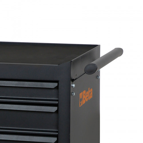 Carrinho para ferramentas com 6 gavetas preto - C04-BOX