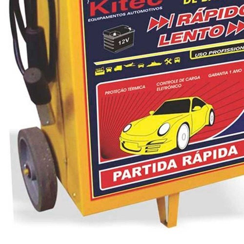 Carregador de bateria 12V r�pido e lento com auxiliar de partida - CK12A100  110V/220V