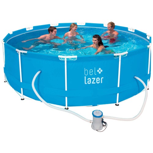 Piscina estruturada 10.000 litros com filtro + forro + cobertura  220V Piscina estruturada 10.000 litros com filtro + forro + cobertura  220V