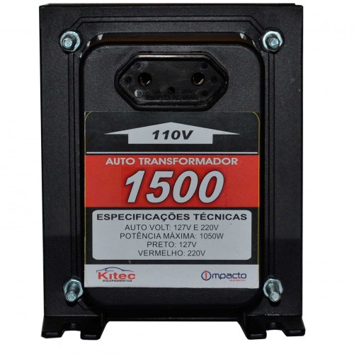 Transformador de voltagem para potência até 1050 watts - ATK1500VAPT 110V/220V Transformador de voltagem para potência até 1050 watts - ATK1500VAPT 110V/220V