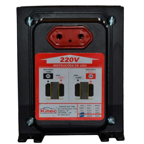 Transformador de voltagem para potência até 1050 watts - ATK1500VAPT 110V/220V Transformador de voltagem para potência até 1050 watts - ATK1500VAPT 110V/220V