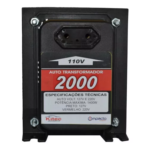 Transformador de voltagem para potência até 1400 watts - ATK2000VAPT     110V/220V