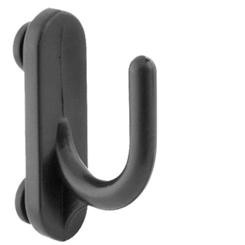 Gancho plástico curvo e duplo p/ painel porta ferramentas 10 unidades Gancho plástico curvo e duplo p/ painel porta ferramentas 10 unidades