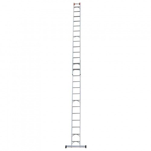 Escada de alumnio extensvel 3,85 x 6,24 m 2 x 11 degraus 3 em 1