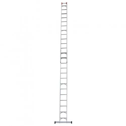 Escada de alumínio extensível 3,85 x 6,24 m 2 x 11 degraus 3 em 1