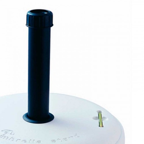 Base para guarda-sol e ombrelone em concreto branco 22 kg - 26201