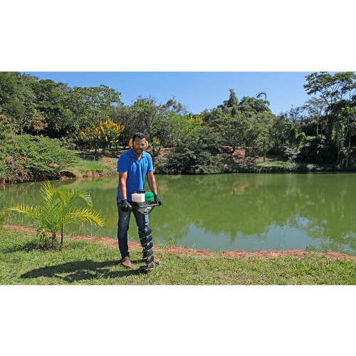 Perfurador de solo a gasolina 51,6 cc com broca 80 x 20 cm - K52P Perfurador de solo a gasolina 51,6 cc com broca 80 x 20 cm - K52P