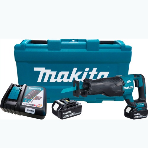 Serra sabre a bateria 18V 3Ah Brushless com 2 baterias e maleta - DJR187RFE  110V/220V