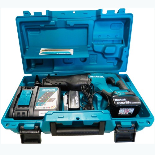 Serra sabre a bateria 18V 5Ah Brushless com 2 baterias e maleta - DJR187RTE  110V/220V