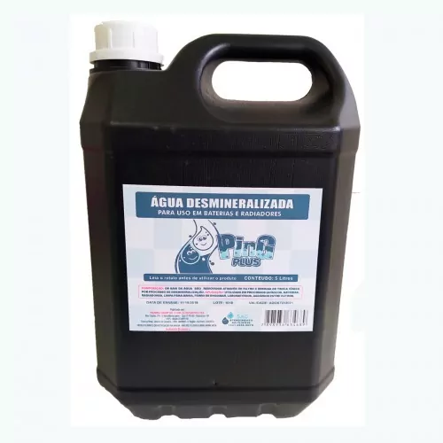 Água desmineralizada para bateria 5 litros - AB5L