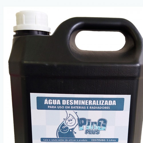 Água desmineralizada para bateria 5 litros - AB5L Água desmineralizada para bateria 5 litros - AB5L