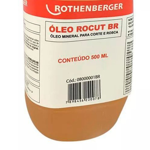 Óleo rocut para corte de rosqueadeira 500 gramas Óleo rocut para corte de rosqueadeira 500 gramas