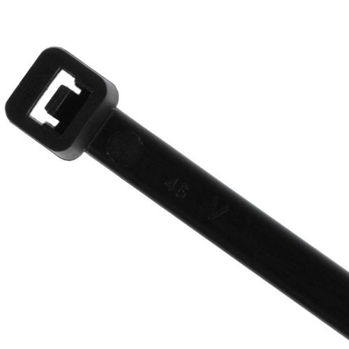 Abraçadeira de nylon 7,6 mm x 35 cm com 100 peças preta Abraçadeira de nylon 7,6 mm x 35 cm com 100 peças preta