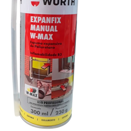 Espuma expansiva de poliuretano 300 ml - EXPANFIX W-MAX Espuma expansiva de poliuretano 300 ml - EXPANFIX W-MAX