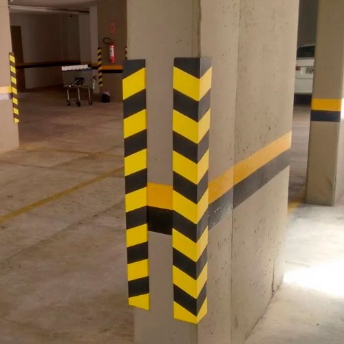 Protetor de coluna para garagem 100 x 5 cm x 10 mm em EVA  Protetor de coluna para garagem 100 x 5 cm x 10 mm em EVA