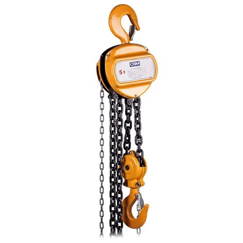 Talha manual com capacidade de 5000 kg e 3 metros de corrente - TC 5000 Talha manual com capacidade de 5000 kg e 3 metros de corrente - TC 5000