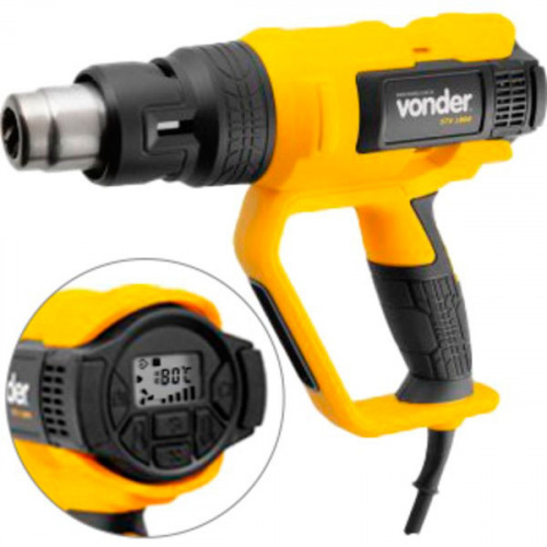 Soprador térmico digital 1800W 50 a 650ºC 2 estágios com acessórios - STV 1800  220V Soprador térmico digital 1800W 50 a 650ºC 2 estágios com acessórios - STV 1800  220V