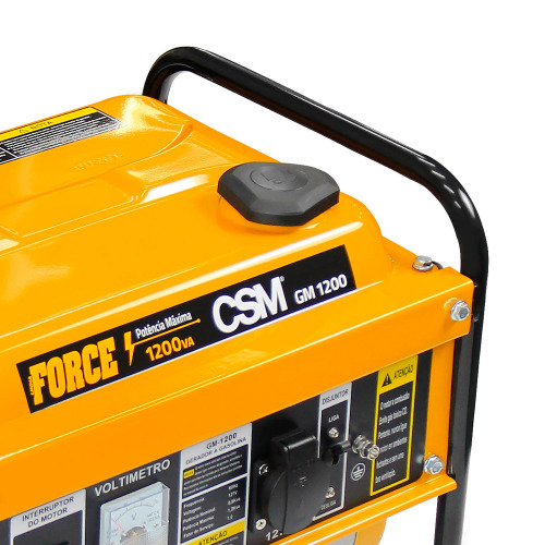 Gerador de energia 1,2 kva a gasolina monofásico partida manual - GM 1200  220V Gerador de energia 1,2 kva a gasolina monofásico partida manual - GM 1200  220V