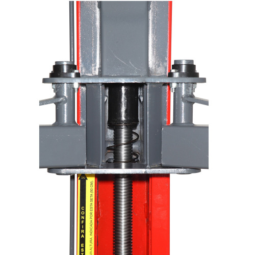 Elevador automotivo 2,5T lubrifica��o a �leo trif�sico vermelho - EF2500