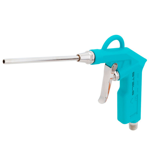 Pistola de ar para limpeza bico longo corpo em alumnio