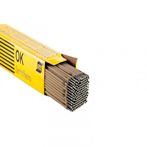 Eletrodo 2,5 mm caixa com 5 kg E6013 - OK Serralheiro Eletrodo 2,5 mm caixa com 5 kg E6013 - OK Serralheiro