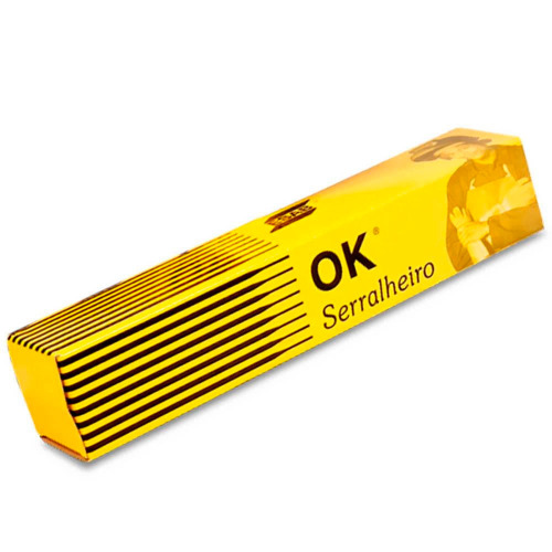 Eletrodo 2,5 mm caixa com 5 kg E6013 - OK Serralheiro Eletrodo 2,5 mm caixa com 5 kg E6013 - OK Serralheiro