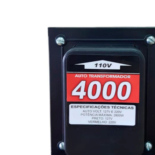 Transformador de voltagem para potência até 2800 watts - ATK4000VAPT 110V/220V Transformador de voltagem para potência até 2800 watts - ATK4000VAPT 110V/220V