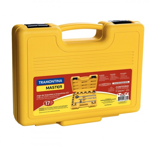 Jogo de soquete estriado 8 a 30 mm encaixe 1/2