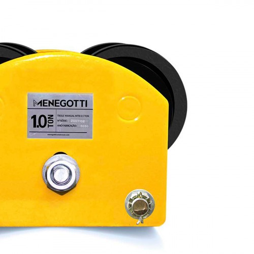 Carro trole manual capacidade 1T para talha elétrica Prime - MTR 1.0 Carro trole manual capacidade 1T para talha elétrica Prime - MTR 1.0