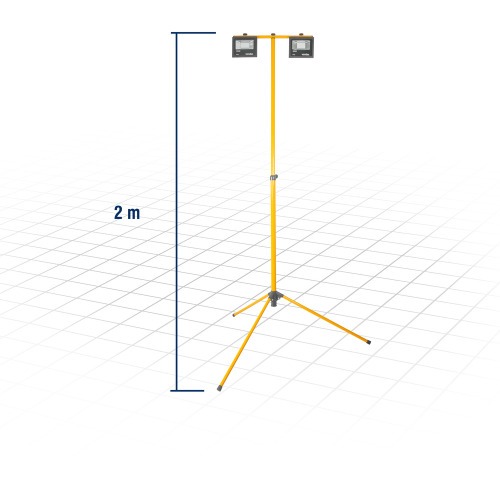 Refletor de led 20 watts com suporte trip�  110V/220V